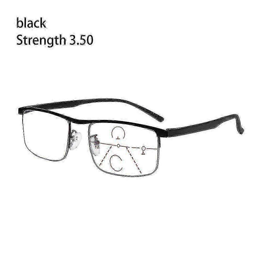 Multifocal Reading Glasses Readers Computer Glasses Progressive Multifocus_good  B1 Strength 3.50