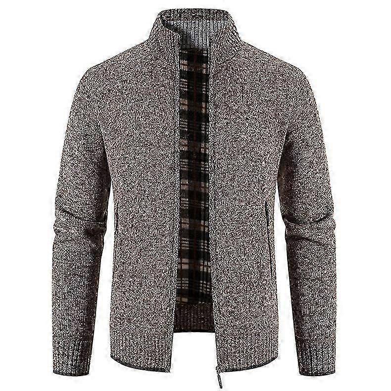 Men's Knitted Cardigans Casual Full Zip Sweaters