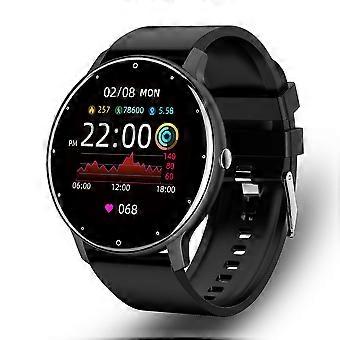 2023 Nuevo Reloj Mujer Hombre Sport Fitness Smartwatch Relojes a prueba de agua Bluetooth Monitor de frecuencia de sueño para Android iOS Negro