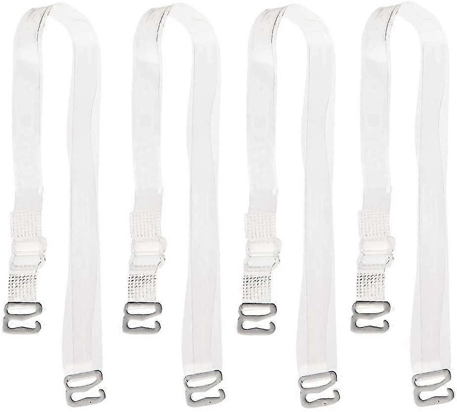 Bra Straps See-through Transparent Adjustable Invisible Bra Straps Replacement 2 Pairs