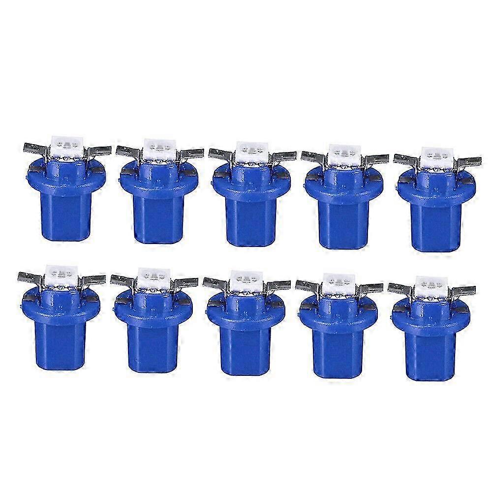 con 10pcs 5 Colors T5 Car LED Dashboard Indicator Light B8.5D 5050 1SMD Dashboard Gauge Instrument T5 Bulb Universal Car Accessories