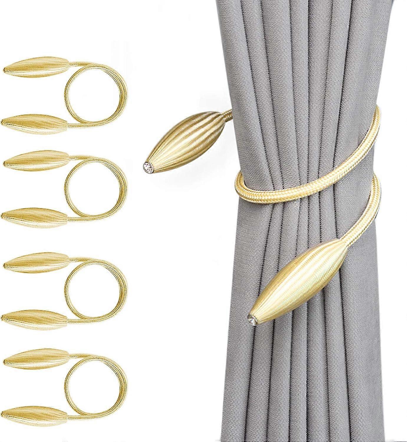Curtain Holdbacks For Creative Variety Shape Twist, Modern Solution For Easy Use In Any Room, Diy Style With Decorative Crystals, Wall Damage Free