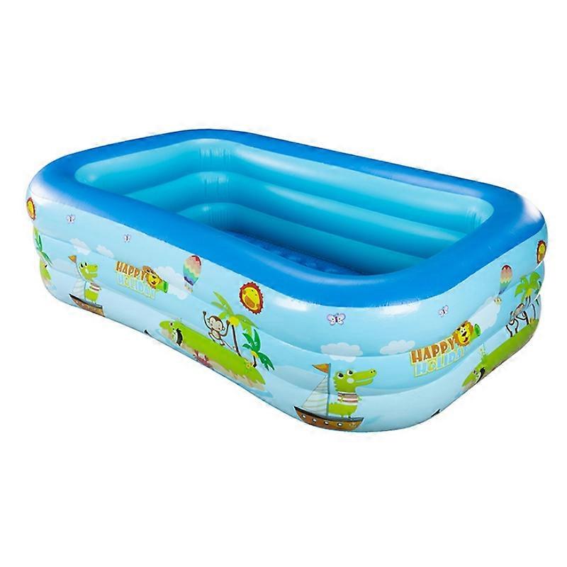 Children Adult Cartoon Inflatable Swimming Ring, Pattern: 1.3m Three Layer Pool