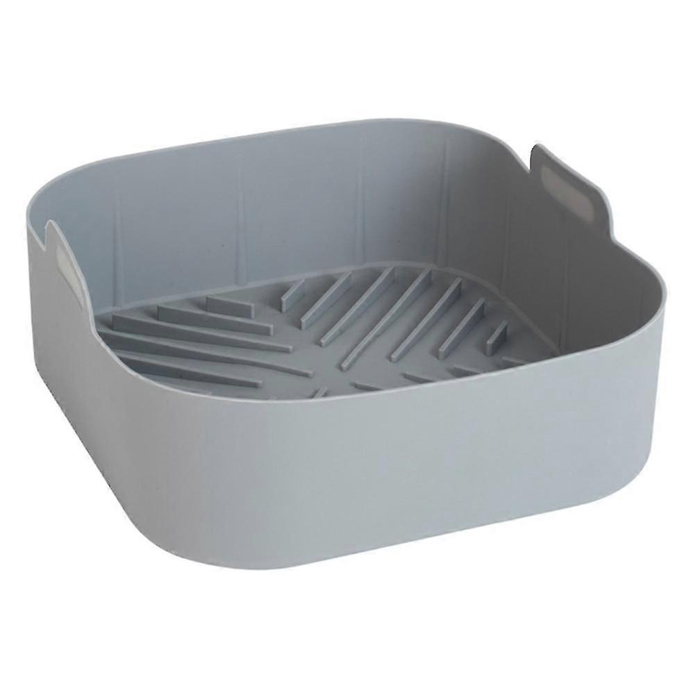 Reusable Airfryer Silicone Basket Oven Baking Tray Fried Pizza Chicken Basket Easy To Fryer Liner G