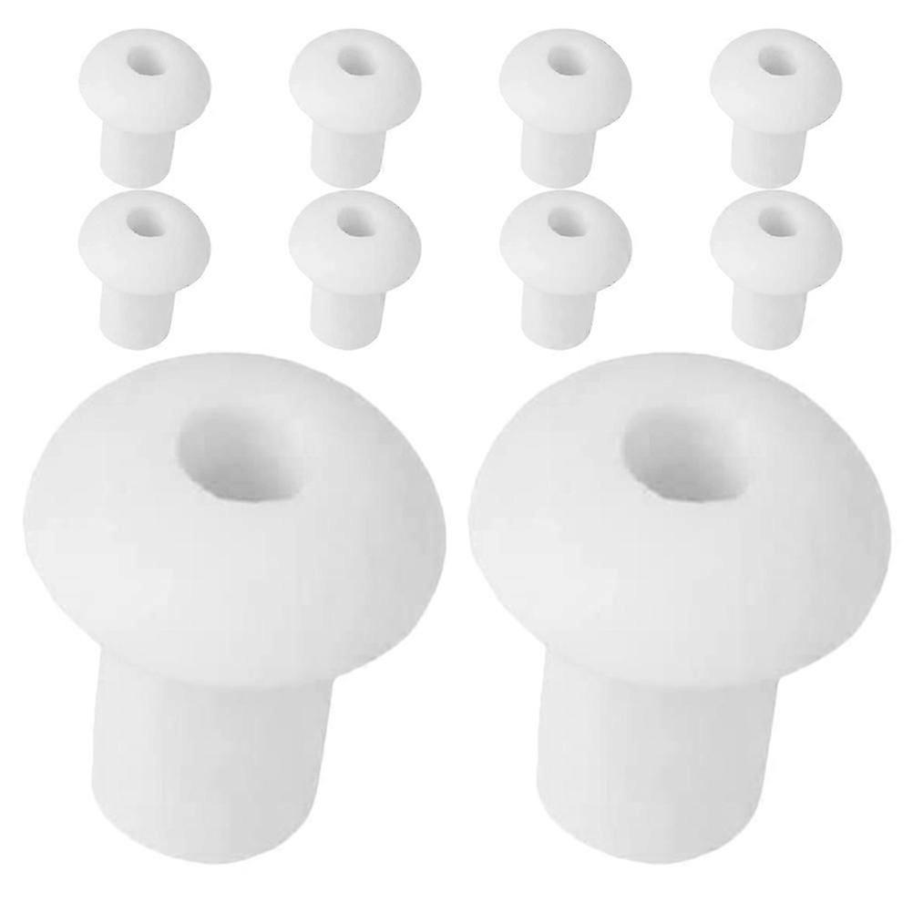 10Pcs Lamp Wick Ceramic Holders Oil Lantern Wick Holder Replacement Wick Holders