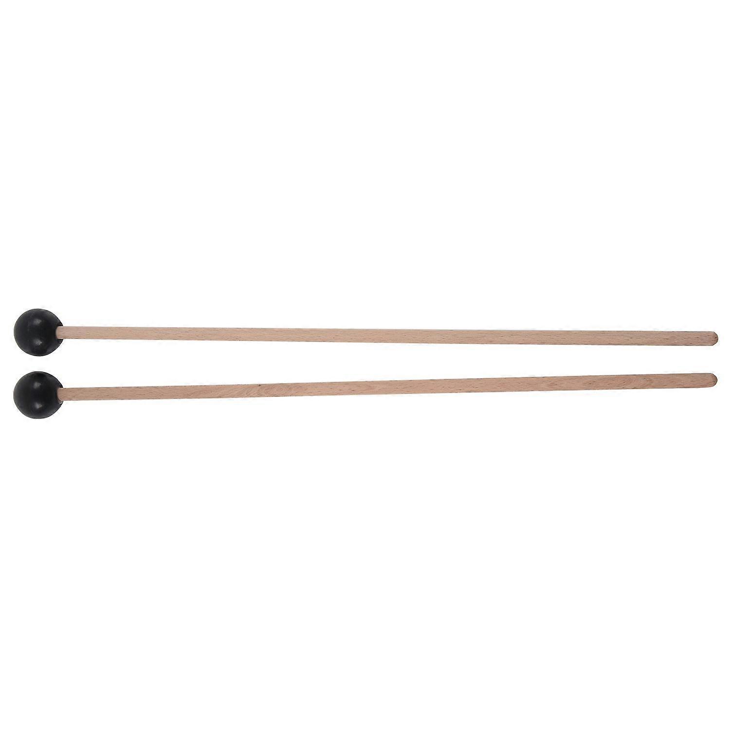 2Pcs 38.8cm Glockenspiel Xylophone Bells Mallets Head Sticks Beaters