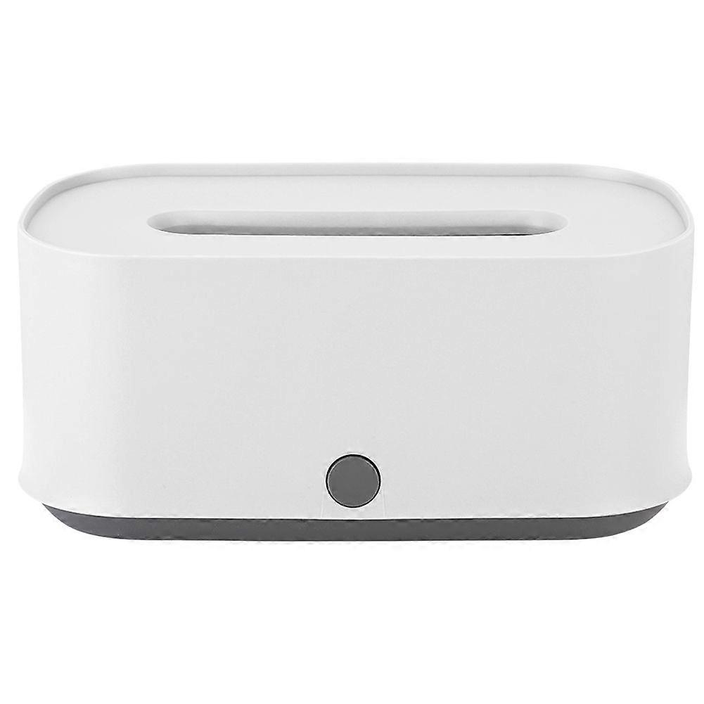 Nordic Household Multi-Functional Paper Towel Storage Box Tissue Box Holder (White)