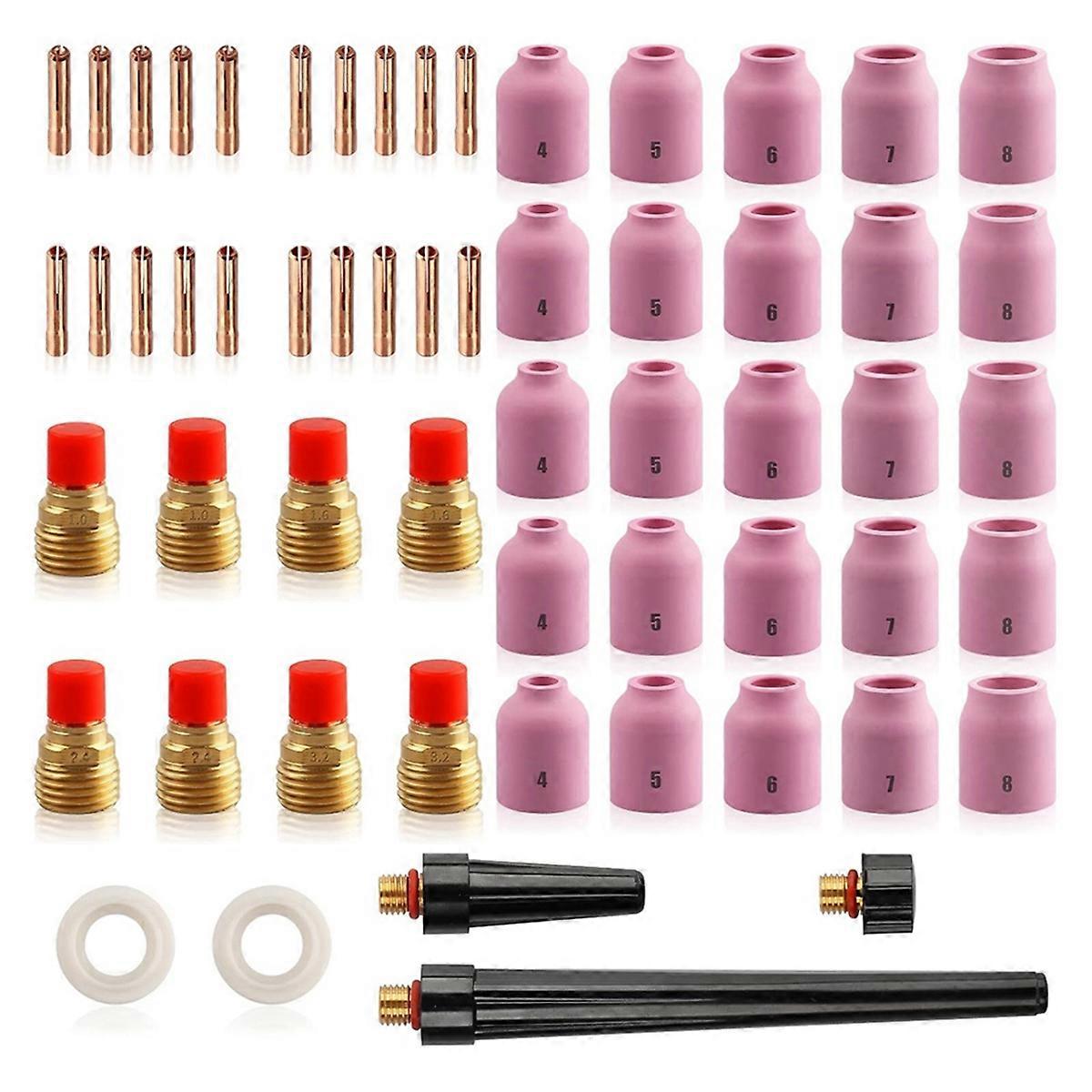 TIG Welding Torch Kit 040Inch-1/8Inch Gas Lens Setup -9/20/25