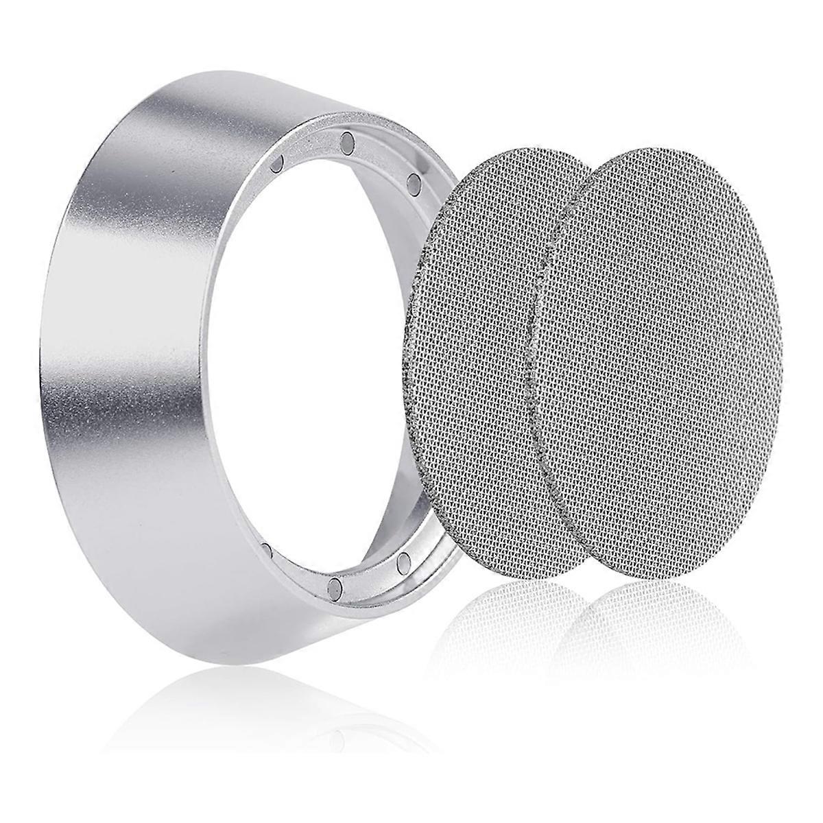 51mm Espresso Dosing Funnel Puck Screen Kit with 2 Filter