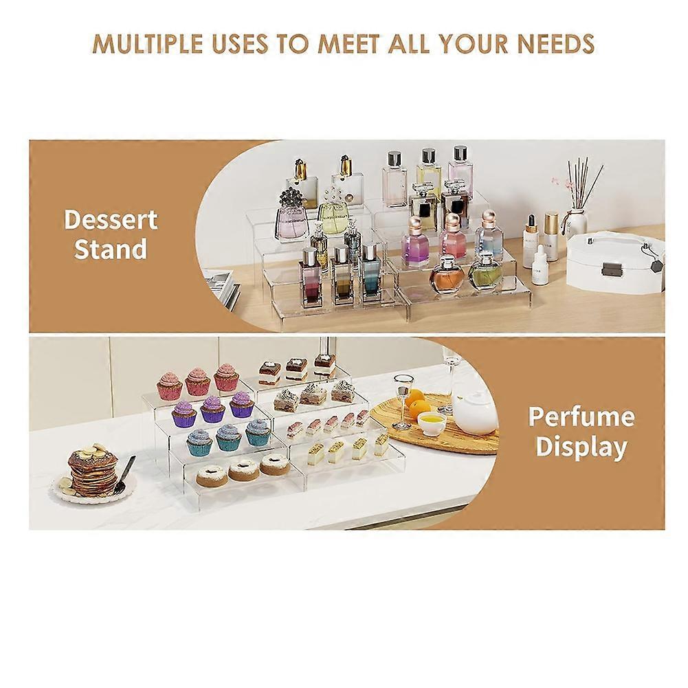 8Pcs Acrylic Display Stand Multifunctional Transparently Rack