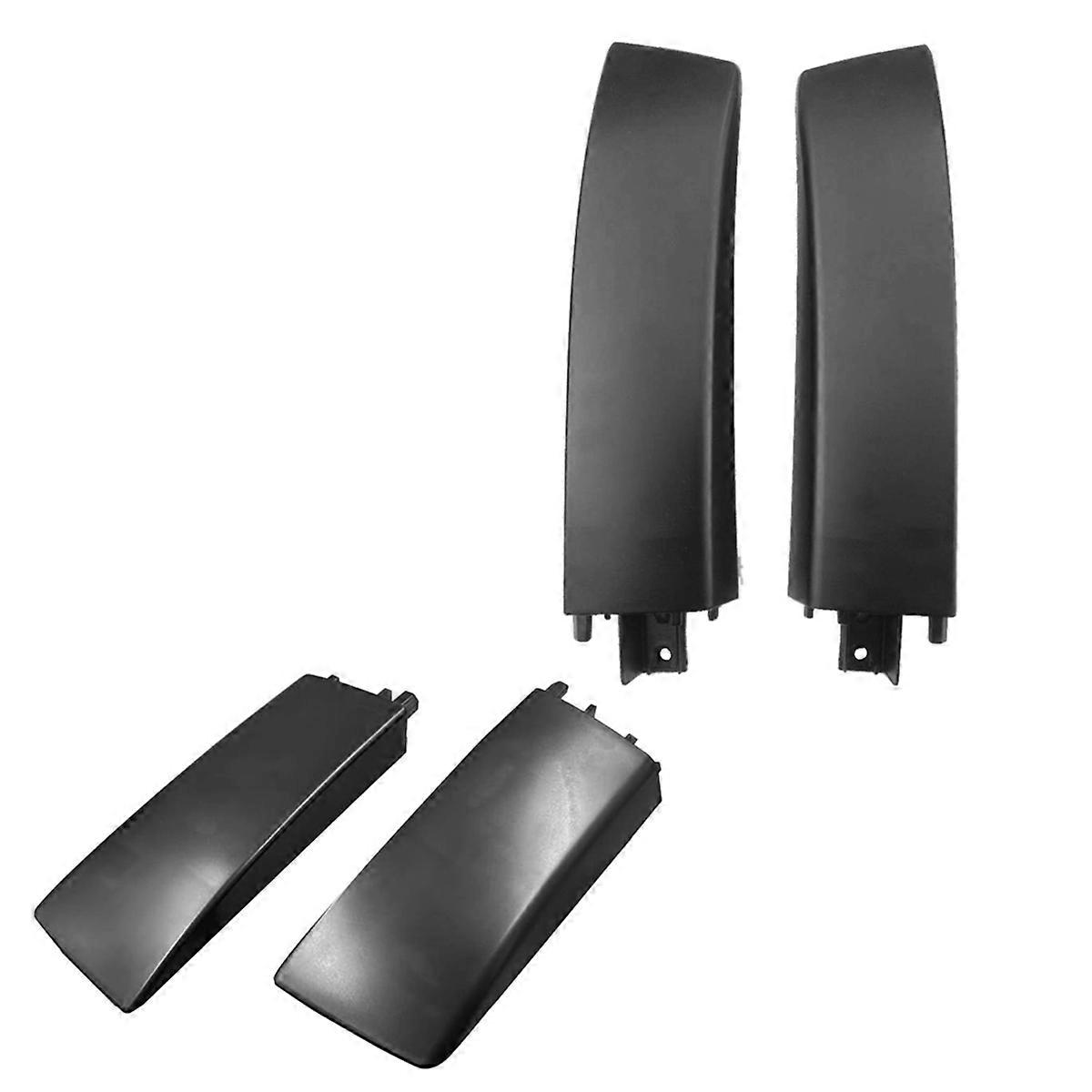 4pcs Roof Rack Rail Front+Rear End Cover For