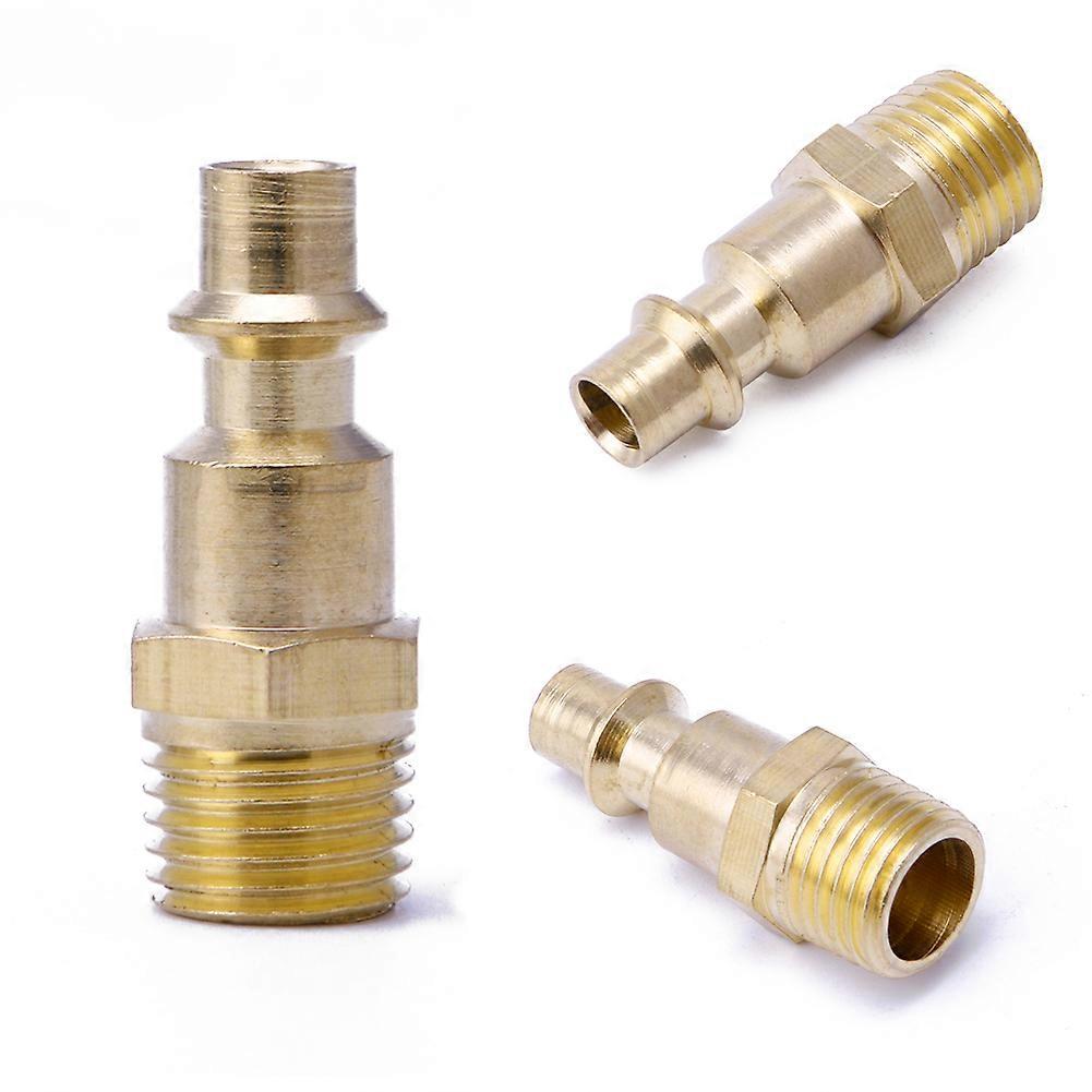 New Sell 1/4" NPT Quick Coupler Line Hose Compressor Fittings Connector Tool Gold
