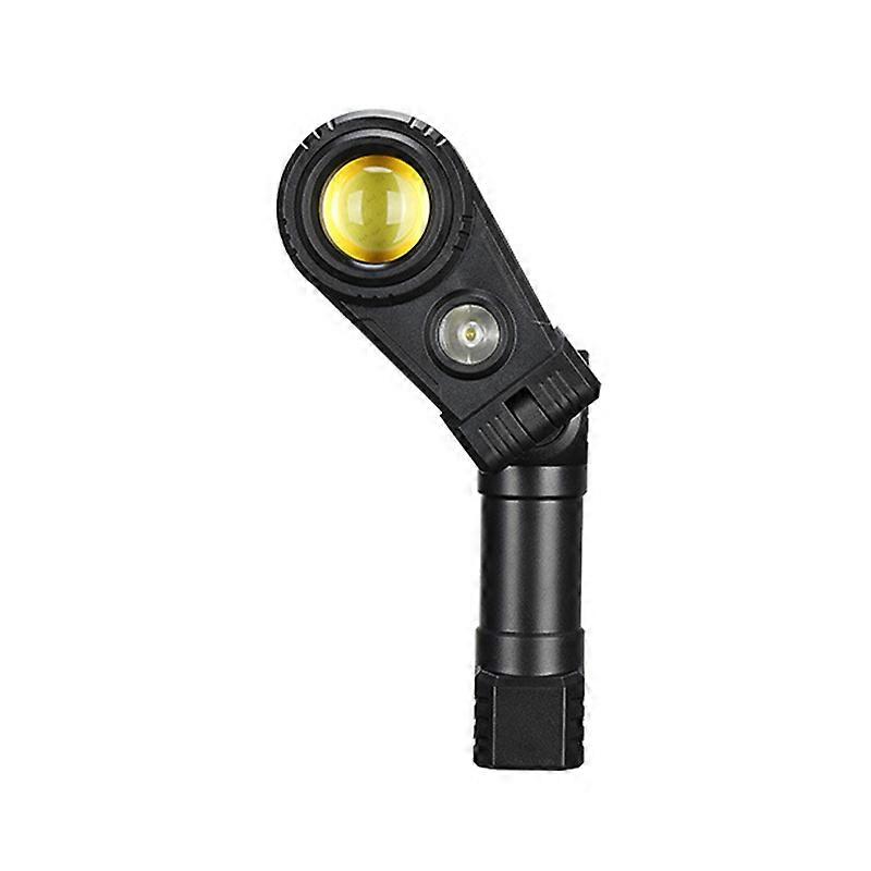 Multi-Function High-Brightness Folding Work Light With Long Battery Life, Multiple Light Sources, And Magnetic Base