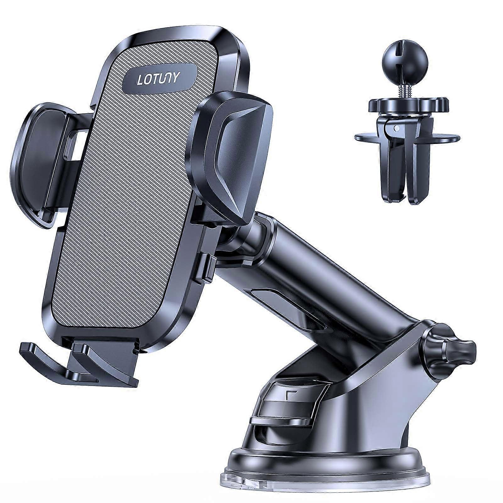 Universal Car Phone Holder Mount for Dashboard Windshield Air Vent 4.0 to 7.2 Inches