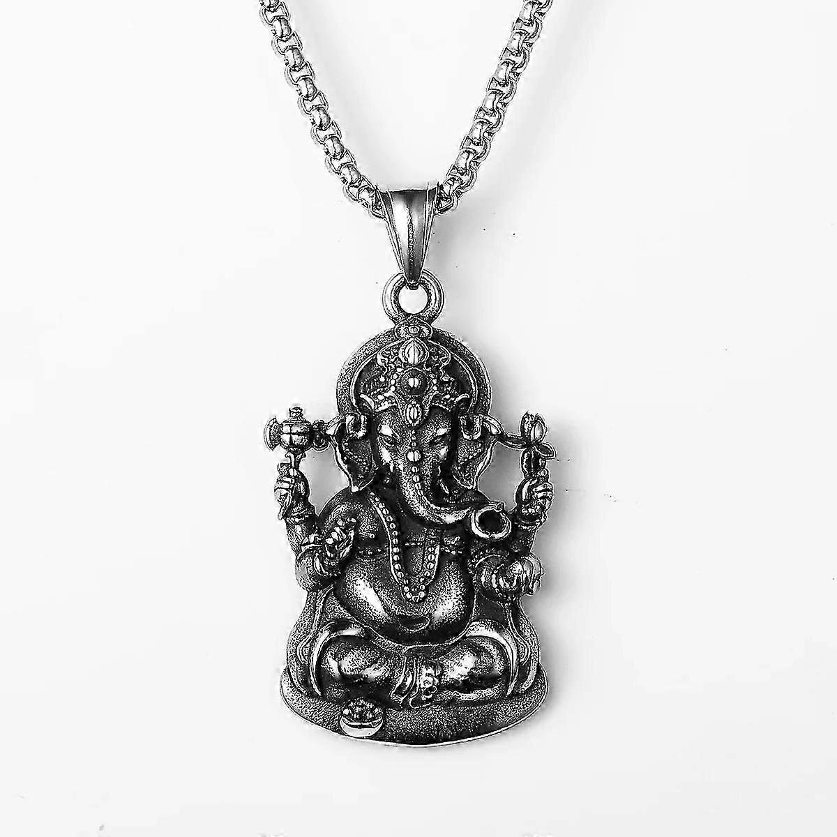 Ganesha Amulet Men Necklaces