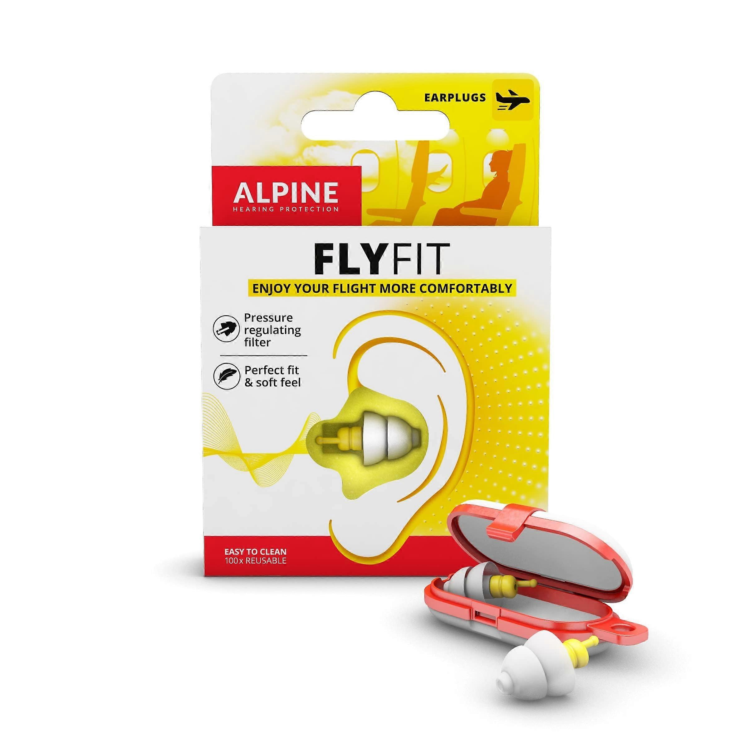 Earplugs for Pressure Relief and Pain Prevention While Flying - Reusable Hypoallergenic Soft Filtered Earplugs for Air Travel
