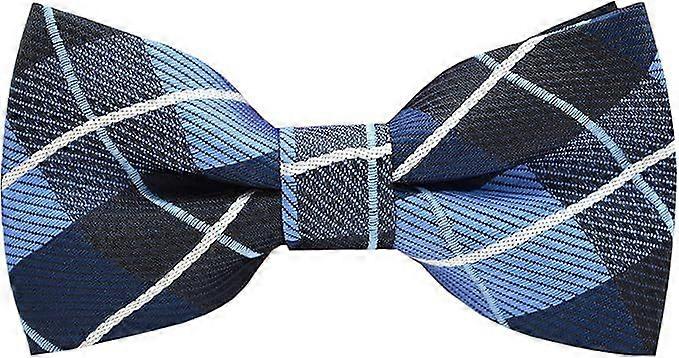 Liten gutts håndlagde ferdigbundne mønstrede sløyfer for barn