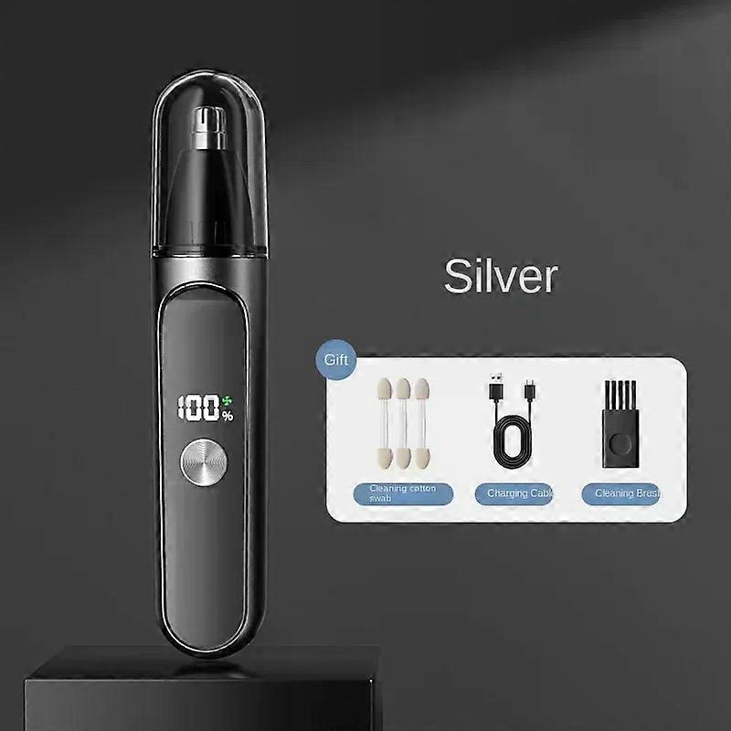 Nose Hair Trimmer Portable Mini Rechargeable US Men's Trimmer Smart Anti Clip Electric Nose Hair Clipper