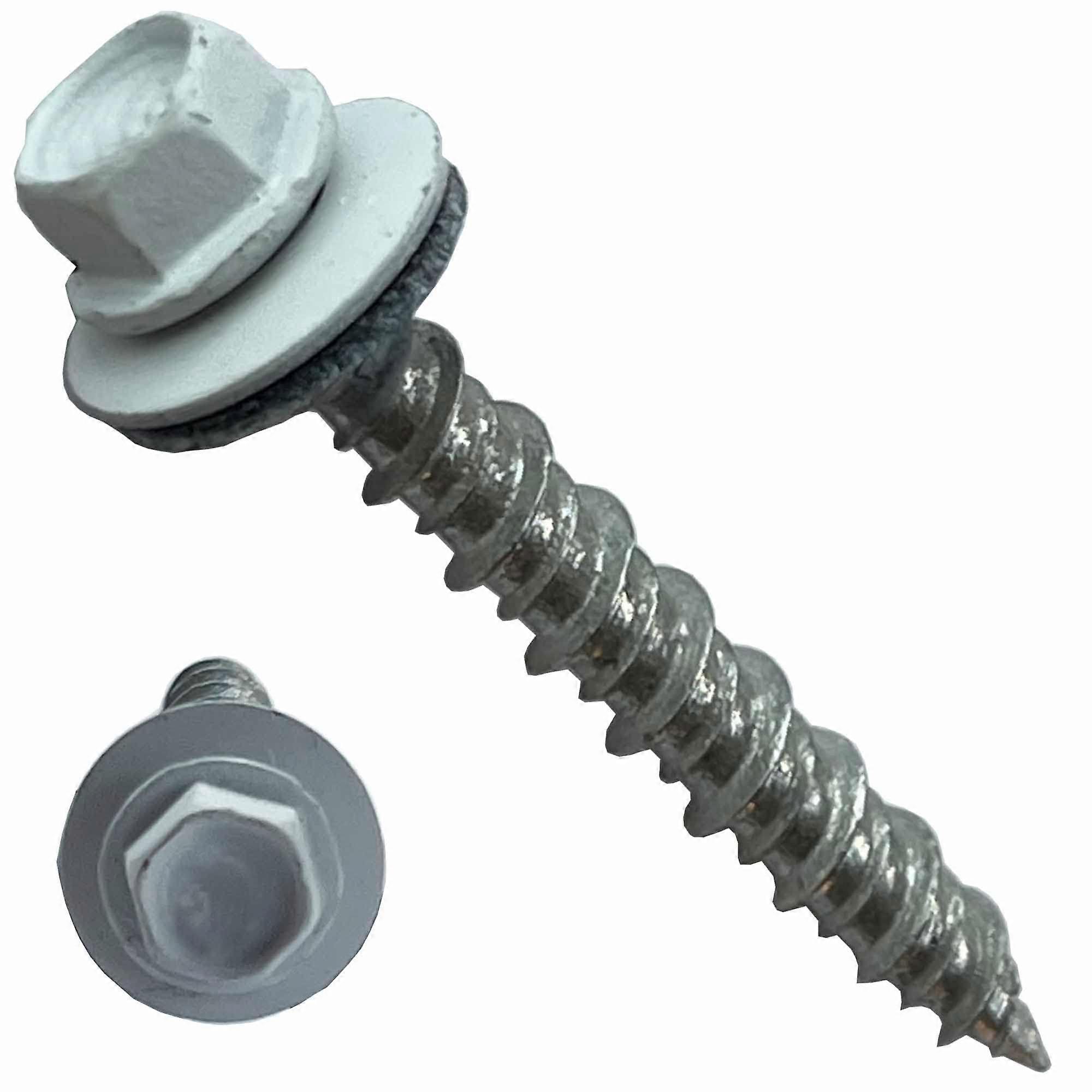 Metal Roofing Screws-#10 x 1.5' – Self Tapping Hex Head with EPDM Rubber Washer – for Metal to Wood