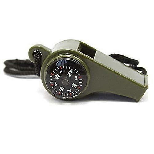 Shockproof, suitable for survival whistle and multi-function compass with cord, suitable for hiking, camping and outdoor adventures