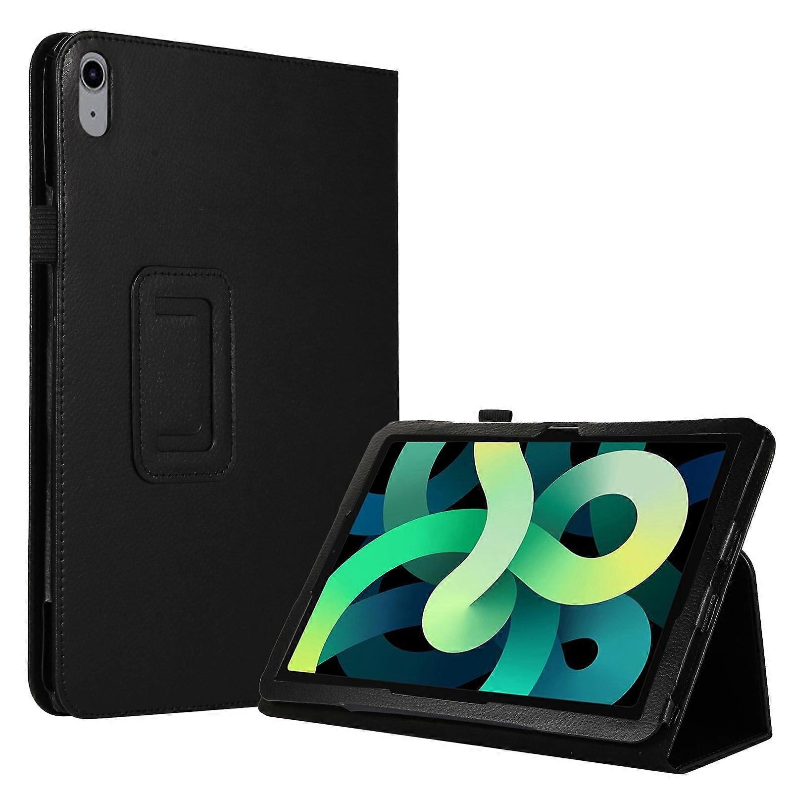 For iPad 2025 / 2022 Litchi Texture Leather Smart Tablet Case with Holder For iPad 10th Gen 10.9 2022