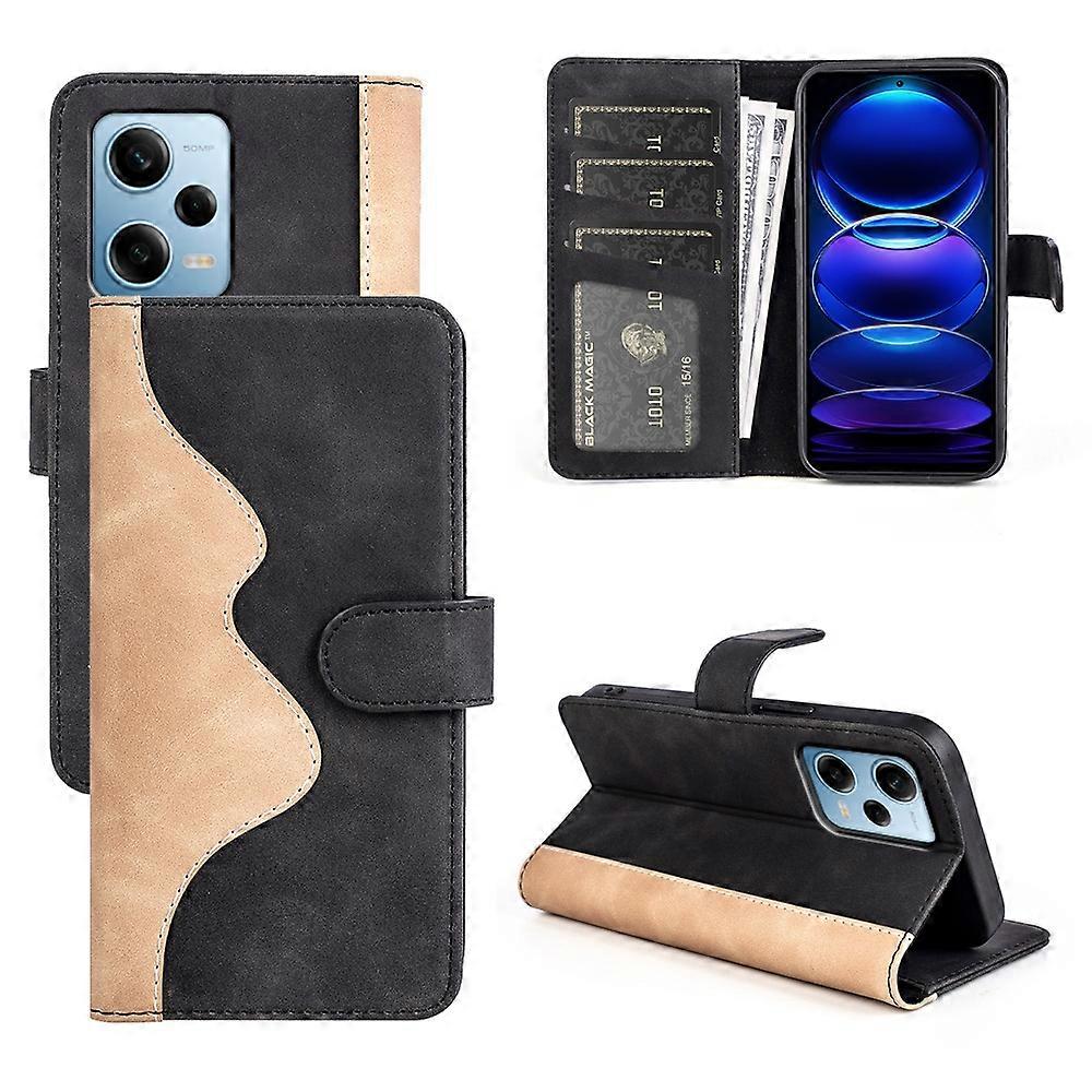 For Xiaomi Redmi Note 12 Pro Stitching Horizontal Flip Leather Phone Case