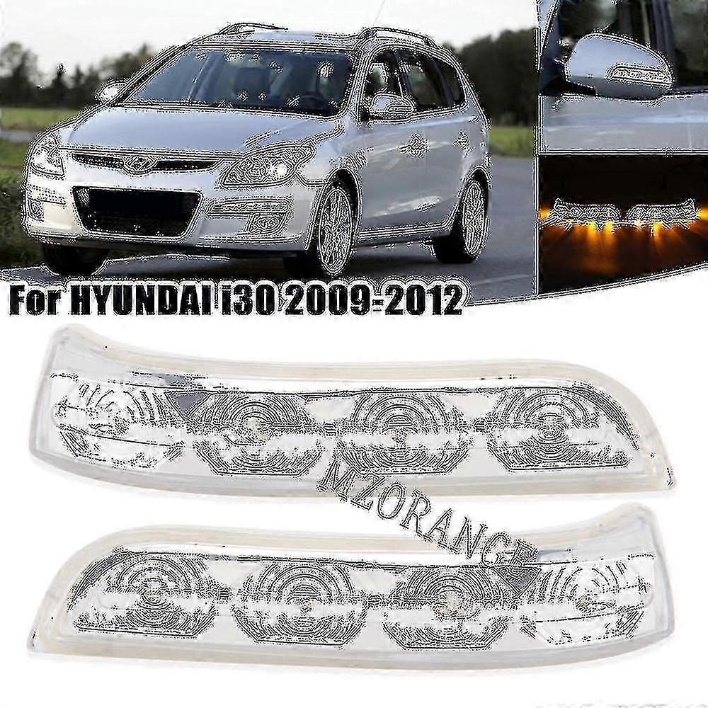 Compatible Hyundai I30 2009 2010 2011 2012 Car Side Rearview Mirror Led Turn Signal Lights Mirror Reversing Indicator Lamp 876142l600 Boris