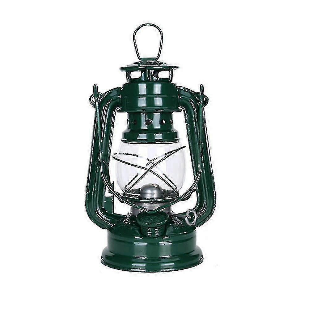 Retro 19cm Portable Kerosene Lamp for Camping and Emergency Use