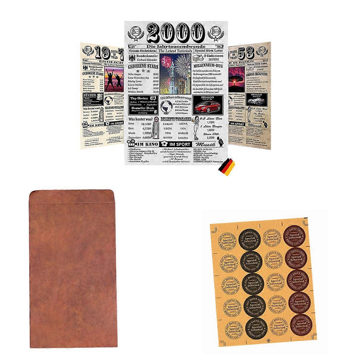 Nostalgic Pop-Up Card Personalisable Envelope Set