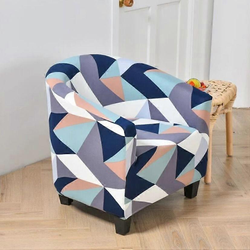 Stretch Convertible Armchair Slipcover,Easy to Install and Wash, Chair Slipcover with Armrests Armchair Cover for Counter Bar Living Room Meeting Room