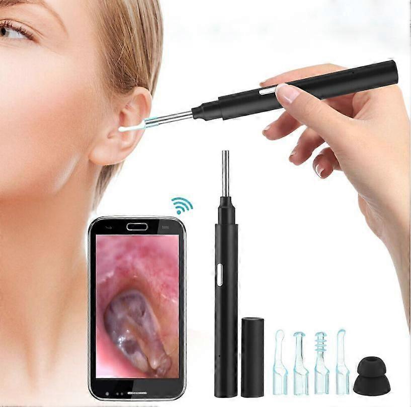 Wireless HD Ear Wax Remover Camera Ear Endoscope Spoon Pick Cleaning Tool Kit