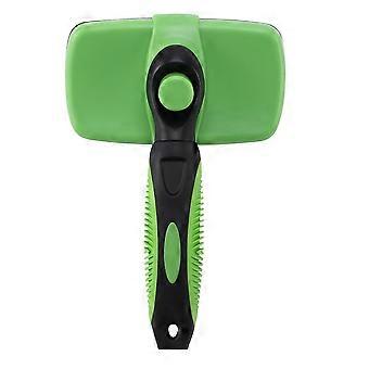 Brosse de toilettage pour animaux de compagnie Peigne de chien Brosse autonettoyante pour petit grand chien Chat Cheveux longs courts
