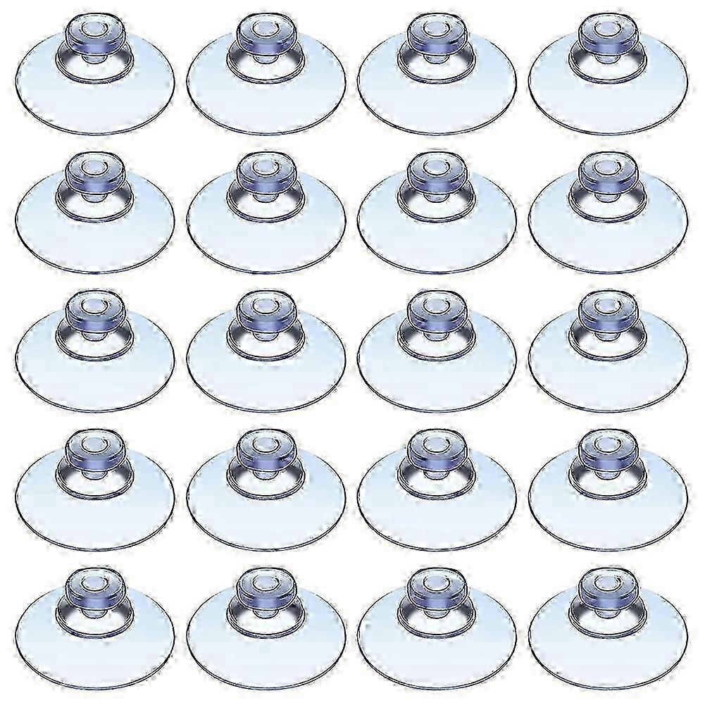 100Pcs Transparent Suction Cups for Outdoor Kitchen Bath Without Hooks