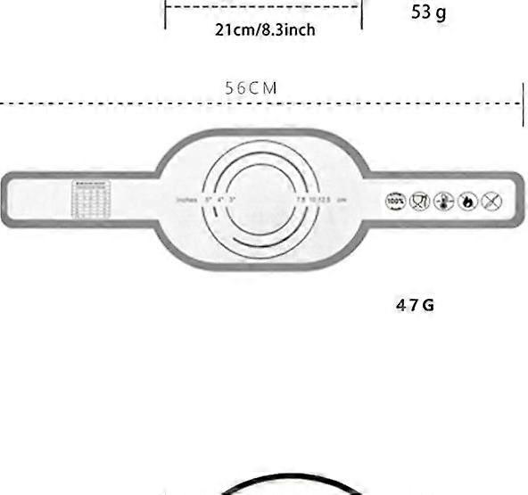 2pcs Gebäck Backmatte Teig Transfer Matte hitzebeständige Brotschlinge Sauerteig Gärpad für Ofen Wiederverwendbares Backblech für Zuhause und Bäckerei