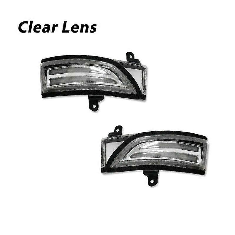 White & Dynamic Amber LED Front Side Mirror Signal Lights compatible for Subaru Crosstrek, compatible for ester, Impreza 2.0L, Legacy, Outback, WRX S