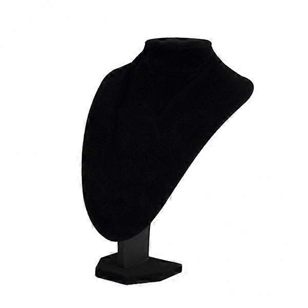 2x fløjl halskæde buste smykker display stativ figur halskæder display holder
