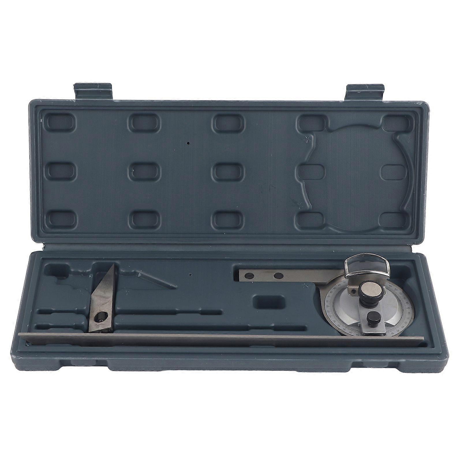 Universal Bevel Protractor 0-360 Degrees Angle Square Finder Measuring Ruler Tools