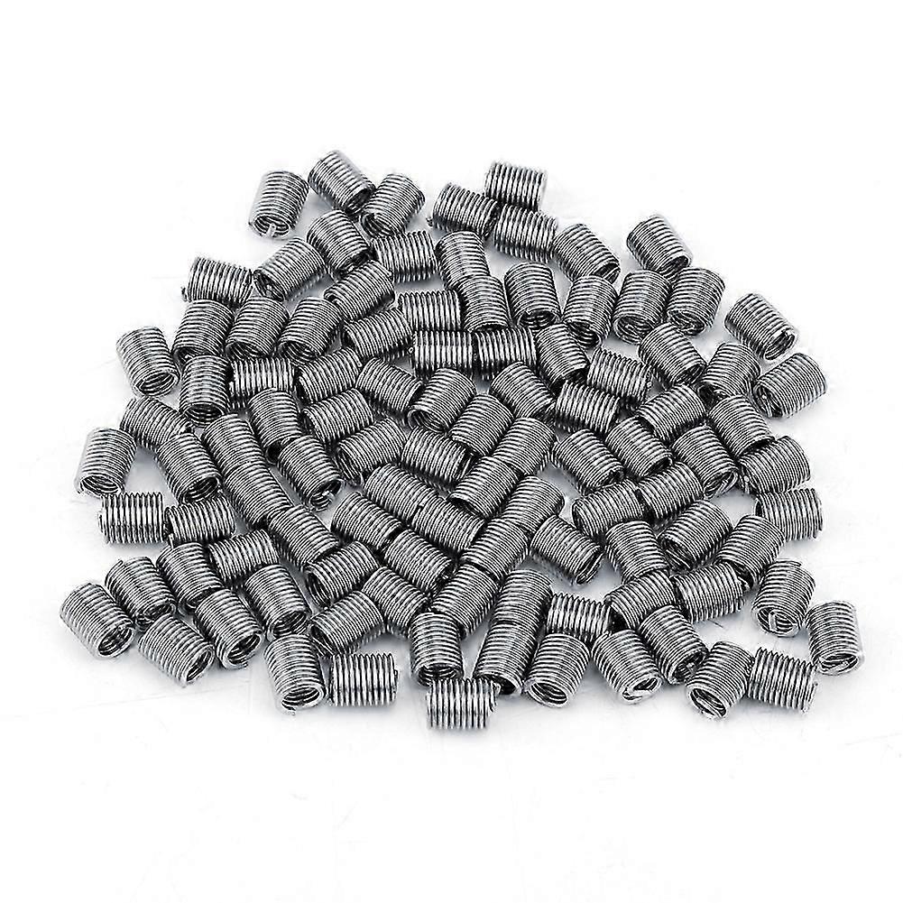 100 piezas de acero inoxidable M4 SS304 insertos de rosca de tornillo helicoidal de alambre en espiral (M4 * 0.7 * 2.5 D)