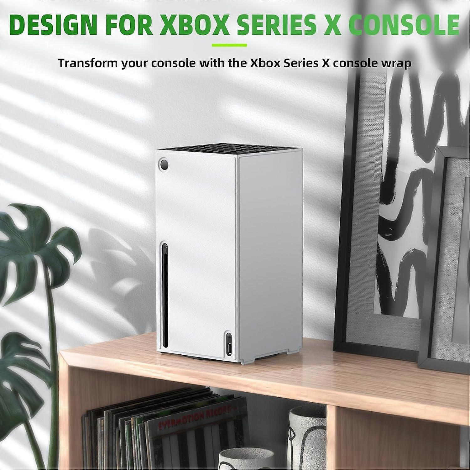 PU Protective Shell Dustproof Case Cover for XBOX Series Console (White)