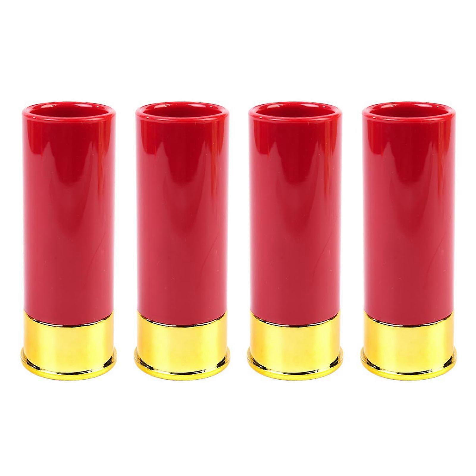 Set Of 4 Practical Red Wine Glasses Drinking Cups Produced To Enhances Visual Appeal And Suit Multiple Social Setting