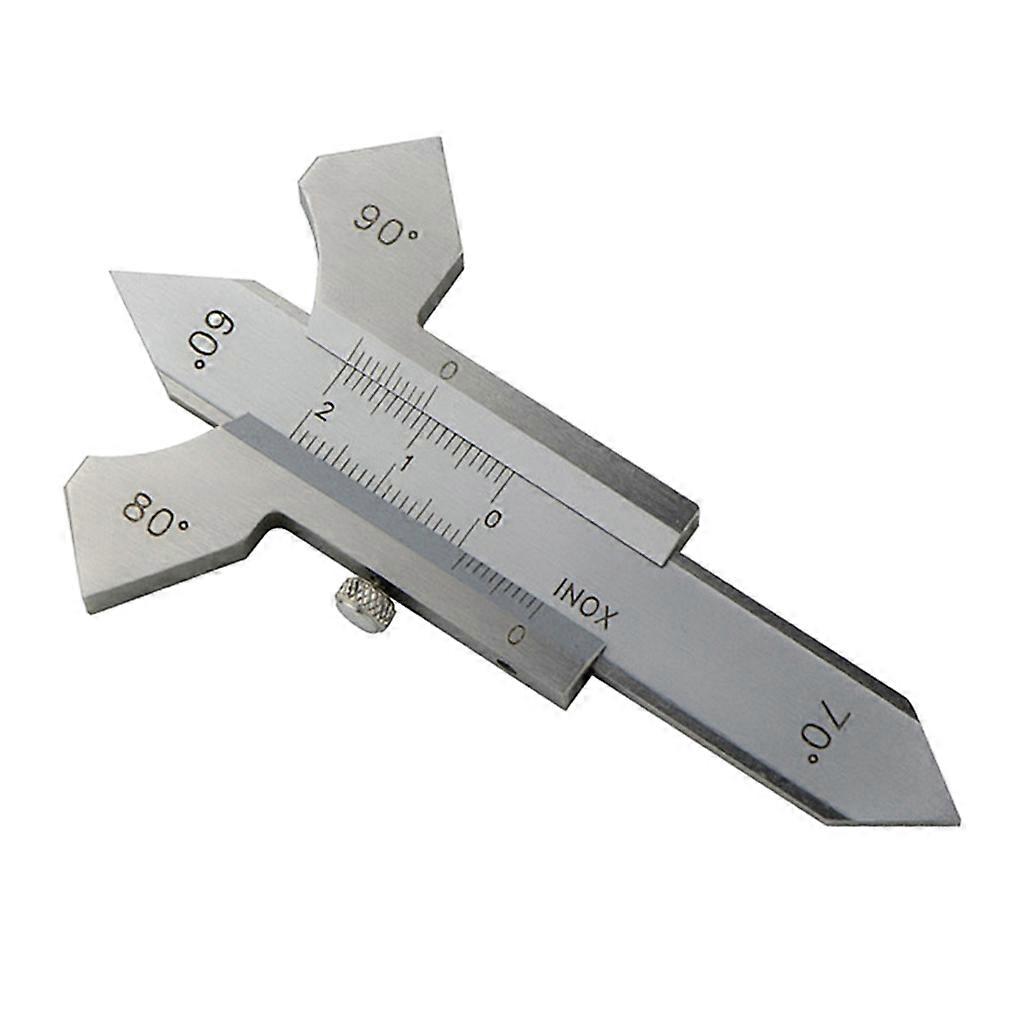 Welding Gauge Ruler Weld Seam Bead/Fillet/Crown Test Ulnar Ruler 60 70 80 90 Degree Angle Measure Gauging Tools Multicolor