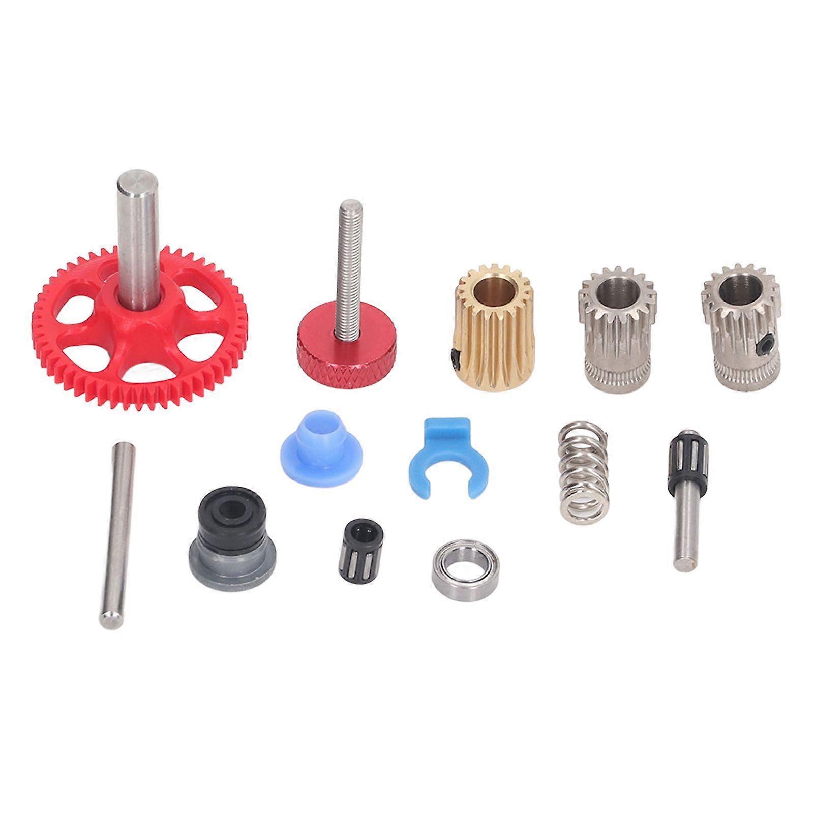 2025 Τελευταίο μοντέλο Dual Gear Assembly Kit Αναβάθμιση Extruder Red Wheel Kit 3D