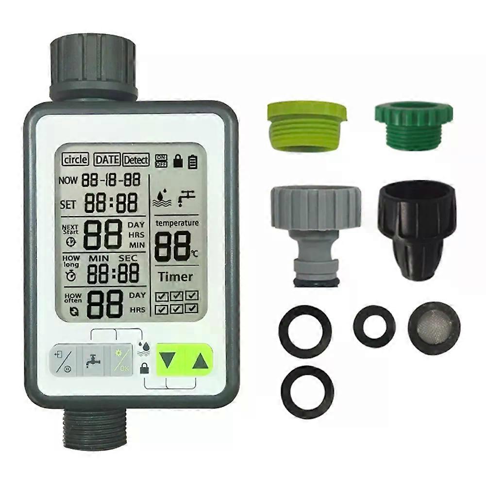 Garden Irrigation System Timer Controller Programmable Ball Valve Automatic Sprinkler Watering Tools for G3 / 4 Thread Faucet