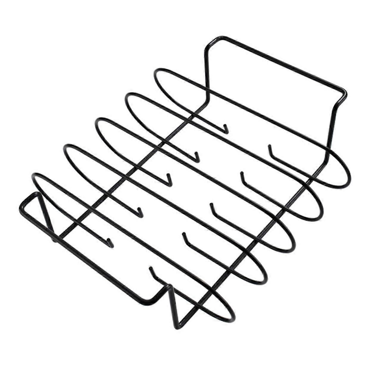 grill stand Foldable BBQ rack for camping and picnic for steak vegetables Nonstick coating and durable Ref: 6691