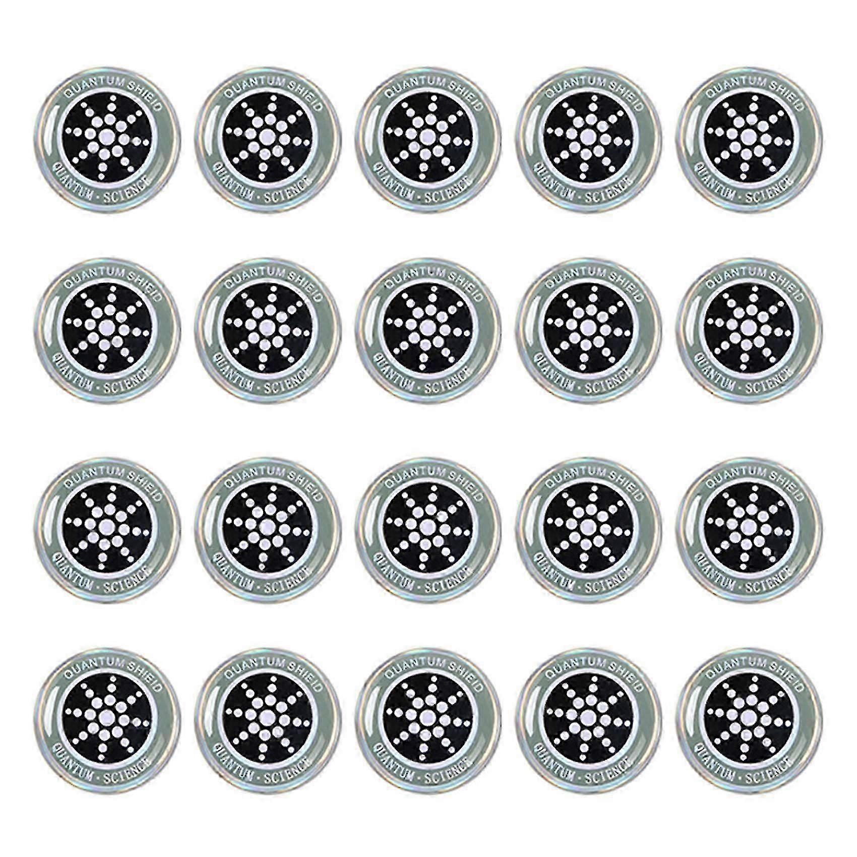 20 قطعة ملصق حماية EMF ملصق هاتف خليوي مضاد للإشعاع للهاتف المحمول وجميع الإلكترونيات - 2025