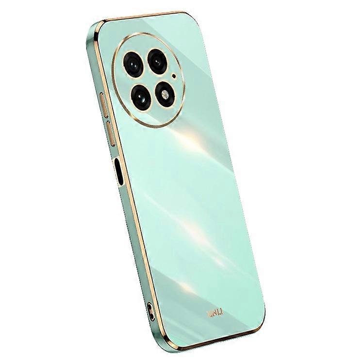 XINLI Compatible For OnePlus 13 Case TPU Phone Cover with Electroplating Frame