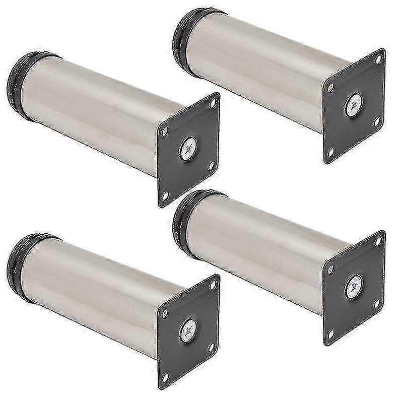 Adjustable Set of 4 Furniture Legs for Cabinets and Sofa Beds, Customizable Height Feet