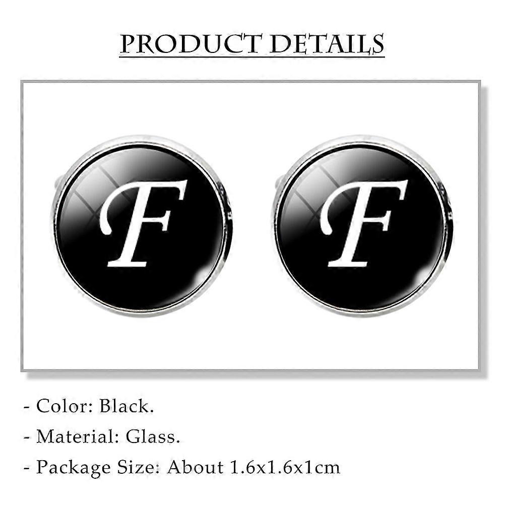 Glass Cuff Links, Modern and Classic, Designed for Everyday Use