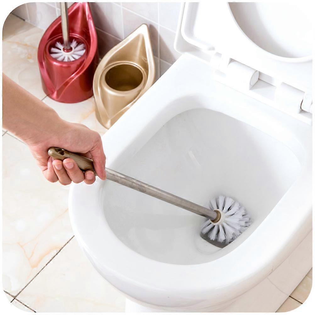 Efficient Cleaning Tool with Toilet Brush and Holder