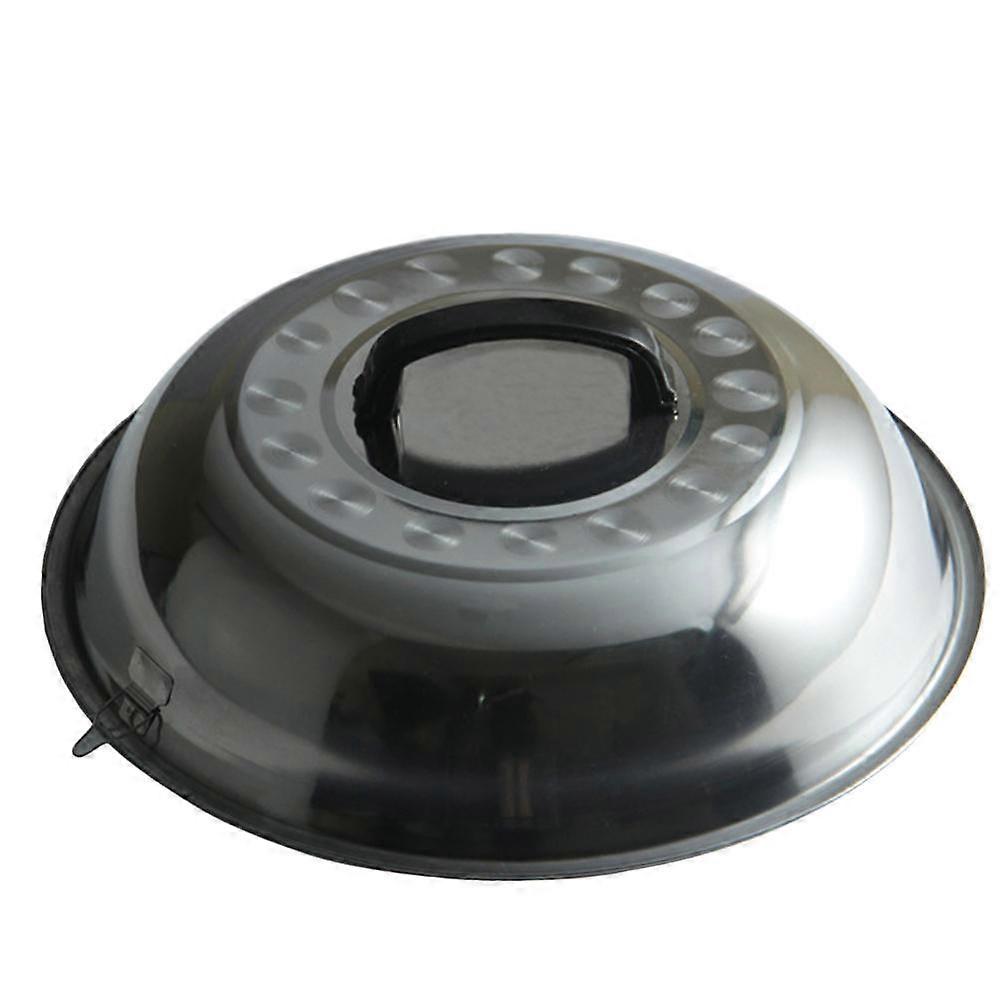 Stainless Steel Pot Lid with Handle Oil Splashing Cover for Efficient Cooking, Keeps Food Warm, Ideal for Home & Restaurant Kitchens